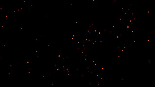 Fire flakes and bonfire background. Perfect as a cinematic VFX overlay,fire particles effect or visual element.
Floating fire flame sparks particles on transparent background video, alpha channel.