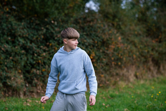 Family walks in nature, Co. Kildare with horses and 7 children