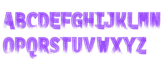 Grunge Stencil Alphabet in Punk and Graffiti Style Font Collection. © Creative