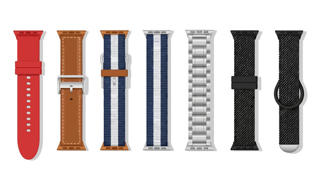 Collection of Diverse Smartwatch Bands.