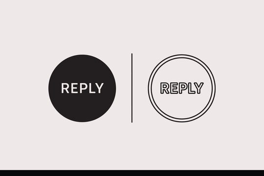 Reply button icon and text for response.