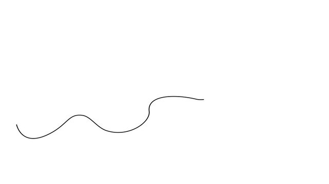 Animation of line drawing of flying paper airplane, symbol of freedom and creativity.