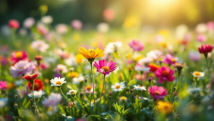 Obraz premium Field of flowers