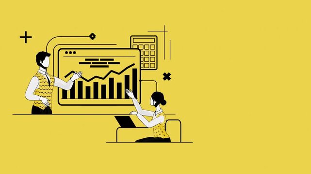 eam Meeting and Data Analysis Presentation Motion Graphic