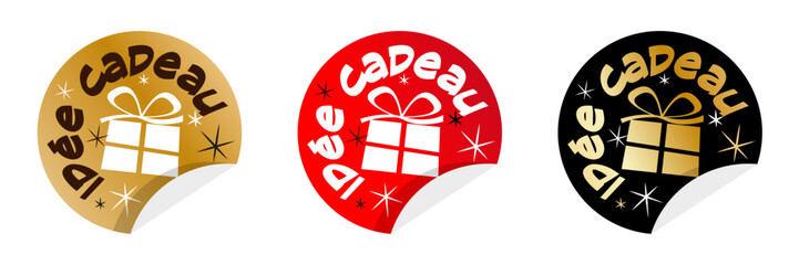 Naklejka premium Idée cadeau