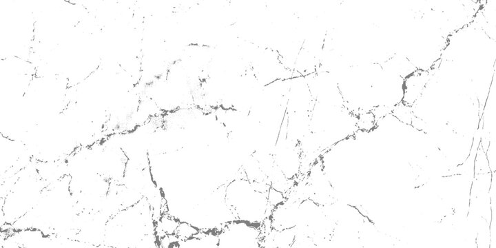 Grungy white surface with dark cracks and scattered speckles, distressed concrete texture, high contrast, minimalist abstract style vector illustration.	
