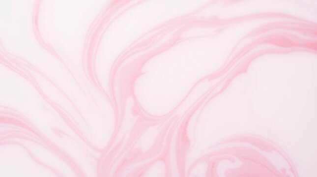 Strawberry juice mixing with milk texture background Food and drink close up