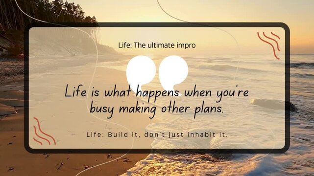 Life the ultimate impro