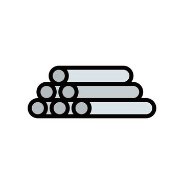 Pipe lineal color icon