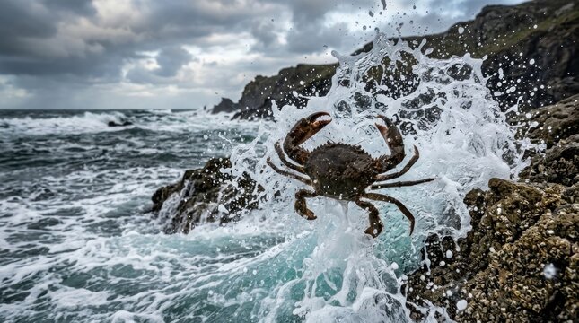 crab on the beach