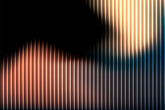 Abstract glowing vertical light wave background with smooth gradient motion futuristic digital technology pattern design