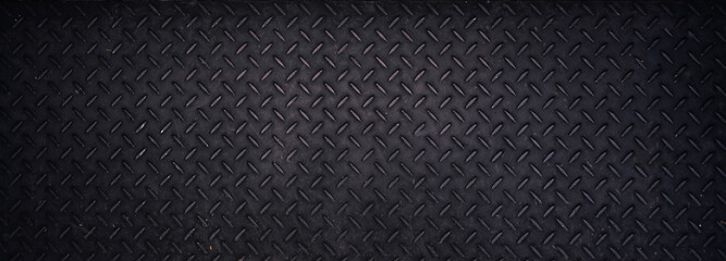 Fototapeta premium Seamless metal texture, Table of steel sheet for background. black texture for design backdrop or add text message. industry stainless