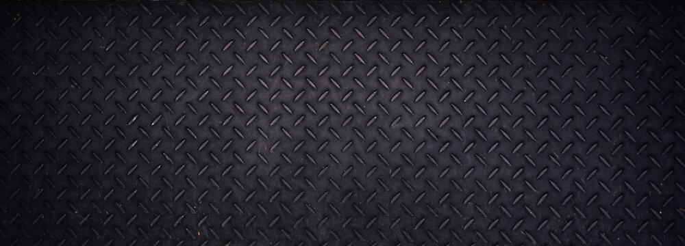 Seamless metal texture, Table of steel sheet for background. black texture for design backdrop or add text message. industry stainless
