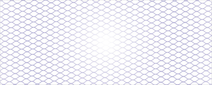 Abstract purple and blue wavy mesh pattern on a white background. Modern seamless geometric net texture with a vibrant gradient, perfect for tech backgrounds, digital art, and creative designs.