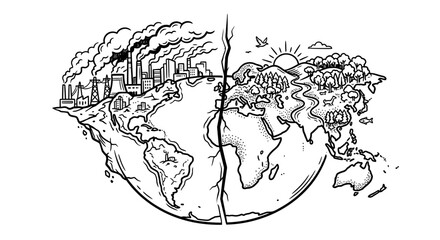 Fototapeta premium Eco Friendly Earth Day Design – April 22 Social Media Graphic