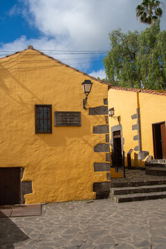 Firgas, Spain  19 May 2025,  Historic Molino de Gofio Building in Firgas, Gran Canaria