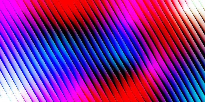 abstract blue colorful gradient diagonal stripe fabric background with wave lines light pattern decoration maze grid textile design.