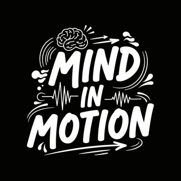 Creative Mind in Motion Brainstorming Idea Concept Graphic Design.