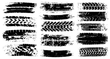 Vehicle Tire Trace PNG, Abstract Wheel Marks Transparent © Василий Куриленко