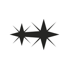 Obraz premium Abstract Horizontal Barbed Wire Chain Link Shape with Sharp Spark Tips for Y2K Streetwear Graphic Layouts, Retro Edgy Branding, and Cyberpunk Badges