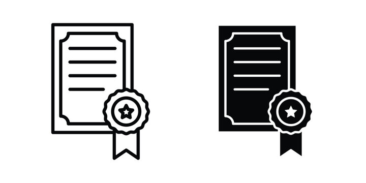 Patented icon editable. Vector symbols in strokes