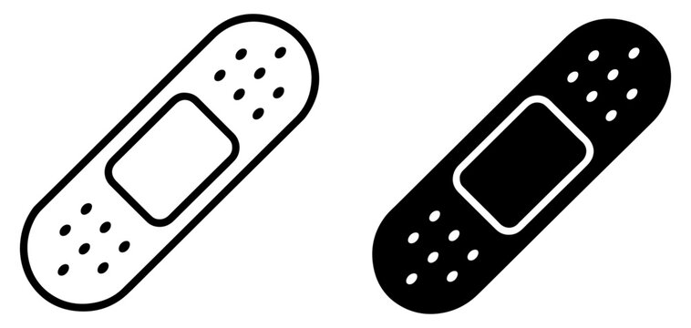 band aid medical patch icon