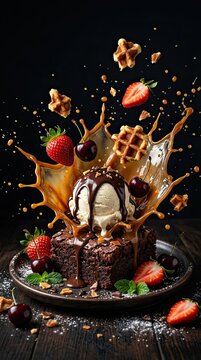 Chocolate Dessert Splash