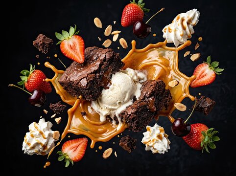 Chocolate Dessert Splash