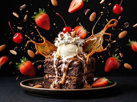 Chocolate Dessert Splash