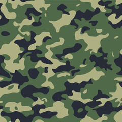 Fototapeta premium Camouflage Seamless Pattern Vector Pattern 8