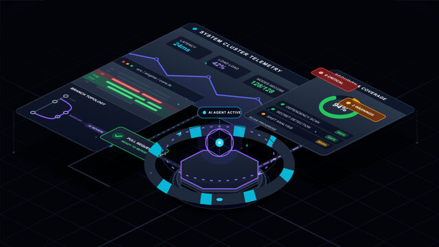 Cybersecurity system cluster telemetry dashboard