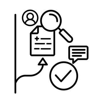 Pull Request Code Review Icon