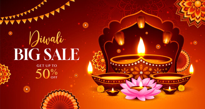 Diwali Sale Promotional Banner