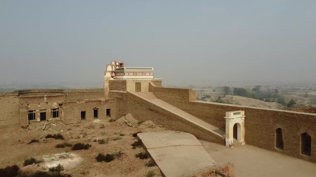 Balkony of Derawar Fort Bahawalpur Pakistan Ancient Desert Stronghold