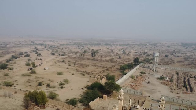 Historic Abbasi Mosque Derawar Fort Bahawalpur Pakistan Ancient Desert Stronghold