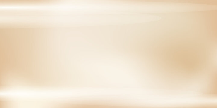 Luxurious golden beige background gradient with smooth silk-like texture, featuring warm light tones and elegant cream hues. Vector high-end branding bg illustration and refined compositions