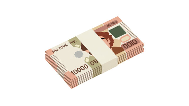 Flat design money stack with dollar and yen banknotes Vector
