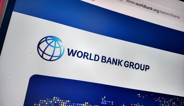 a computer screen with world bank group website