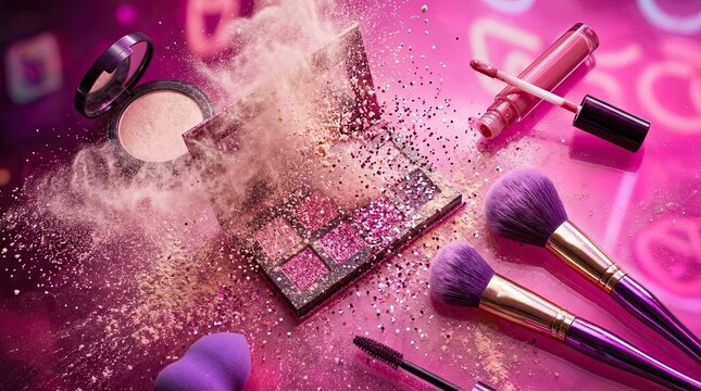 Glam Makeup Explosion