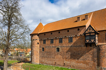Fototapeta premium Nyborg Castle, historic royal residence in Nyborg, Funen, Denmark