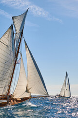 Sailing yacht race. Yachting. Sailing. Regatta   © Alvov