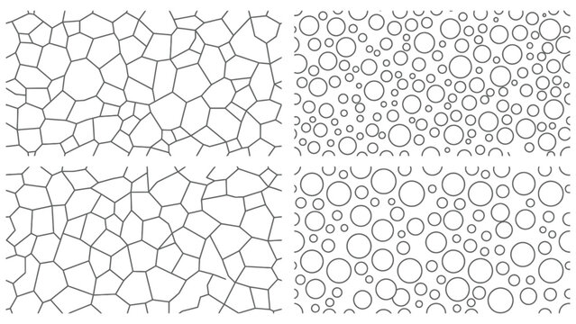 Landscape Architecture CAD Vector Texture Collection. Grass, Water, Stone, Wall, and Pattern Elements