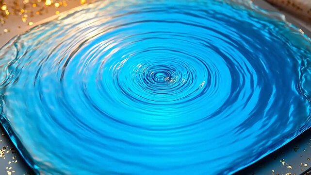 Interactive Water Flow Projection Desktop Scene