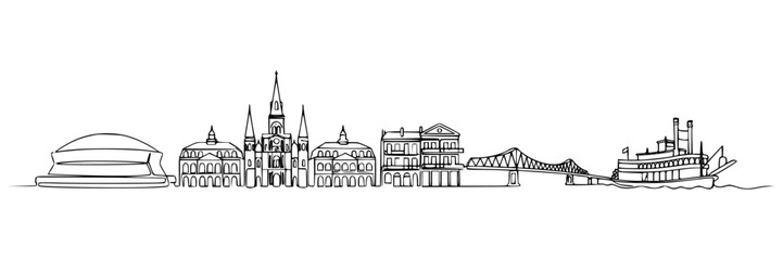 Obraz premium Louisiana Square Silhouette Bundle: French Quarter, Bayou, Jazz and Mardi Gras Laser Cut Files