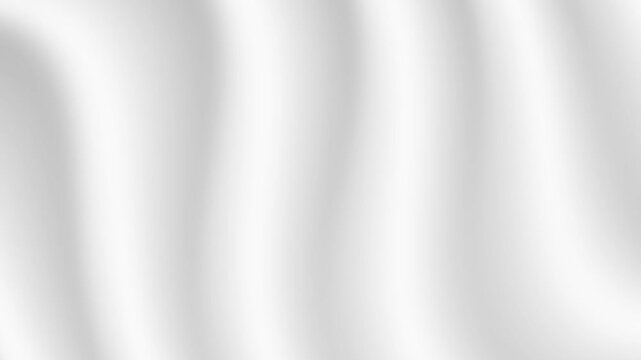 Abstract waving white textile background milk creamy oil wavy texture surface liquid pattern wave silk satin fabric cloth fluttering material animation motion design business ads wallpaper