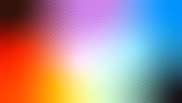Vibrant Colorful Abstract Background with Gradient Light and Lines Design