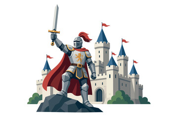 Medieval Knight in Armor. © Kenn