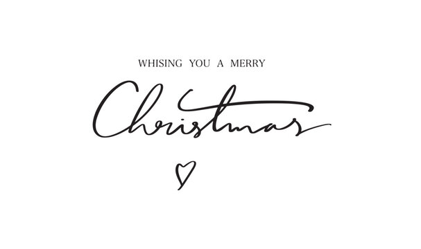 whising you a merry christmas love heart shape black color object icon whisng you a merry christmas happy new year love heart shape present gift winter season december santa claus snow banner text 