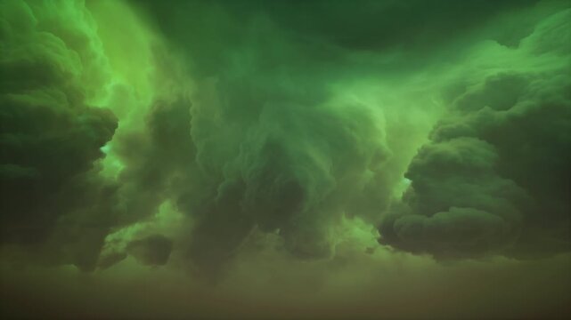Chaotic Skies On The Background 75