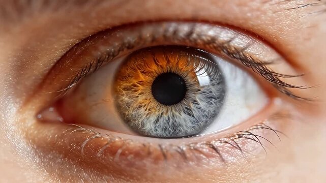 Closeup of a human eye